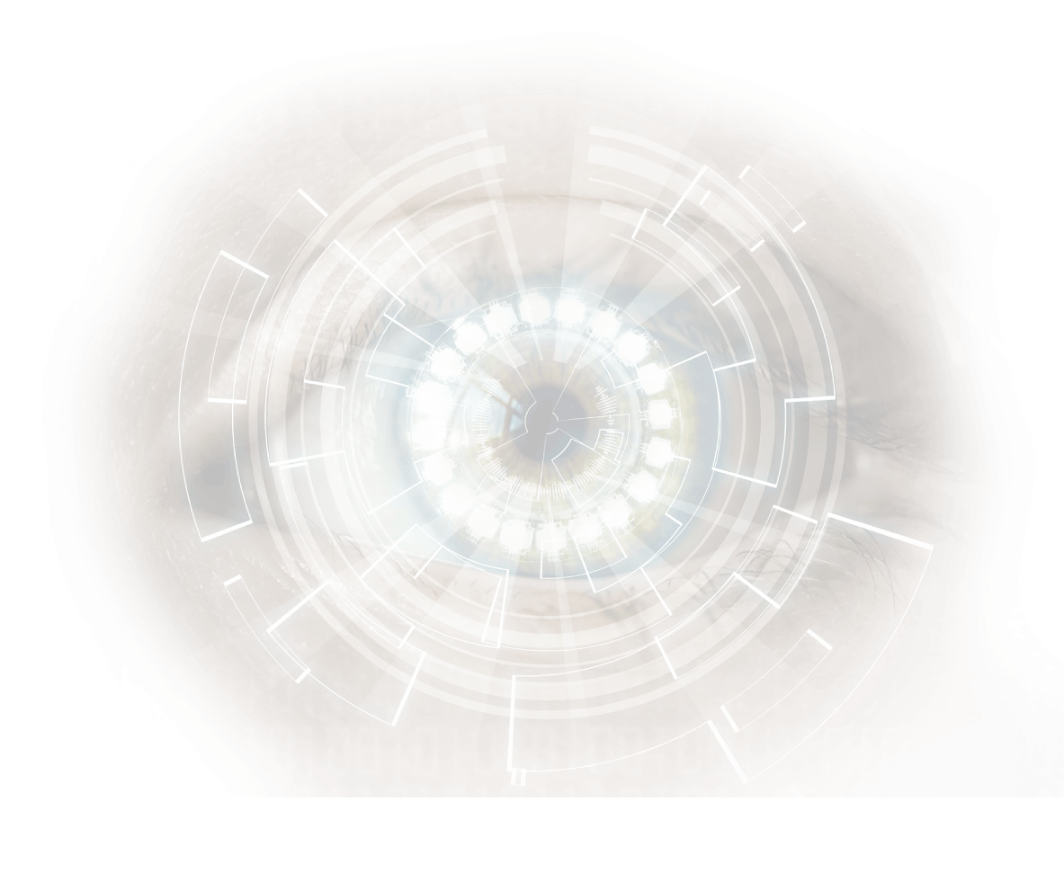 technology surrounding an eye